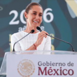 Sheinbum: «Es difícil vivir junto a un país con tanta producción de armas»